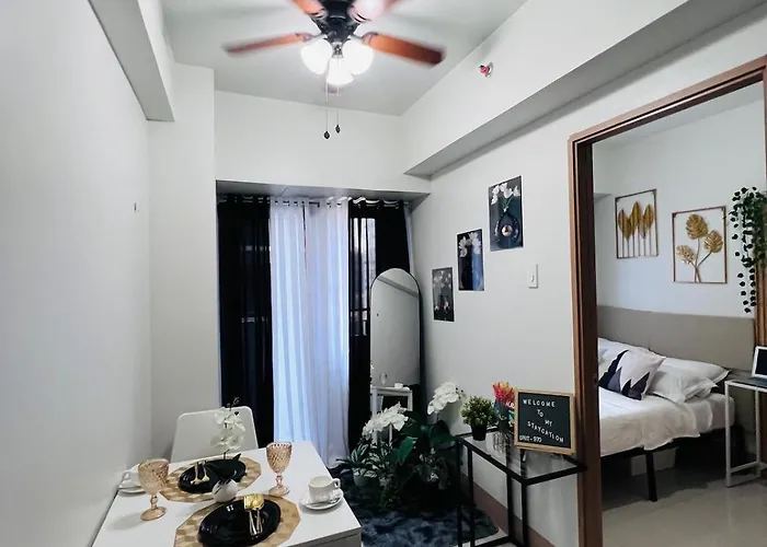 1 Bedroom With Balcony At Shore 3 Residences Located Mall Of Pasay Апартаменты Манила