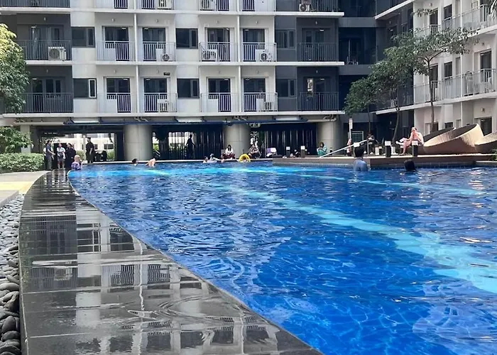 1 Bedroom With Balcony At Shore 3 Residences Located Mall Of Pasay Апартаменты Манила