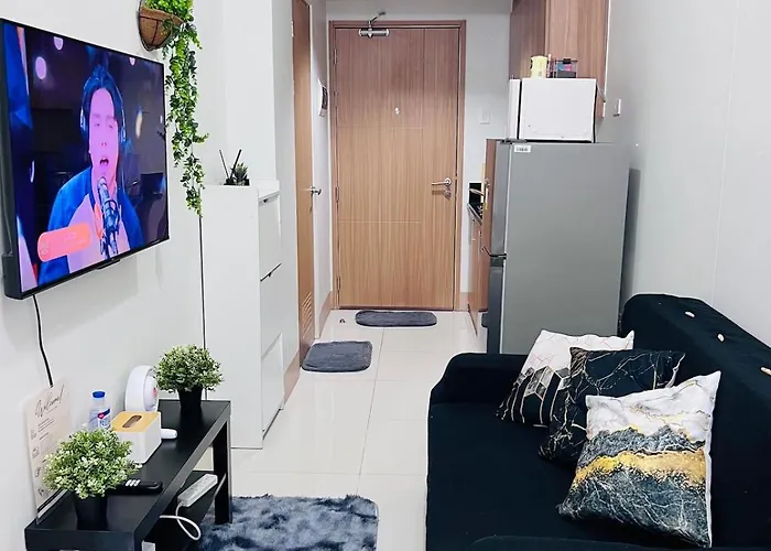 1 Bedroom With Balcony At Shore 3 Residences Located Mall Of Pasay Апартаменты Манила